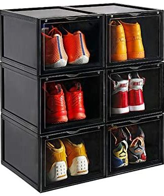 AOTENG STAR Storage Shoes Box Womens Mens Shoe Storage Display