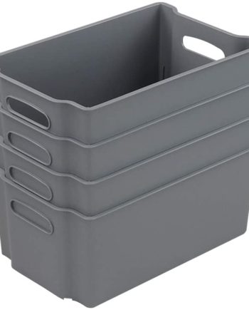 Farmoon Grey Storage Bin with Handle
