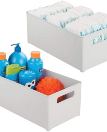 mDesign Storage Organizer Bin for Kids/Child Supplies