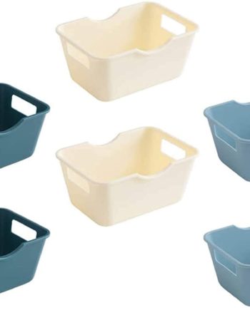 Leifeng Tower Multifunctional Cabilock 6pcs Plastic Storage Bin