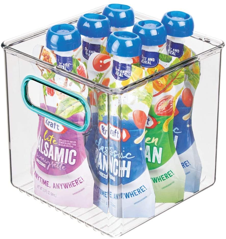 mDesign Plastic Kitchen Pantry Cabinet, Refrigerator or Freezer Food Storage Bins - Image 3