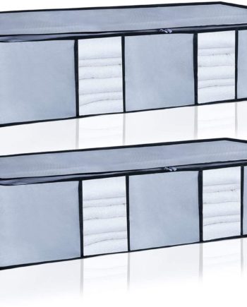 Large Under Bed Storage Organizer Containers[2-Pack]