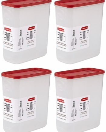 Rubbermaid 21-Cup Dry Food Container, Value Pack Of 4 Containers