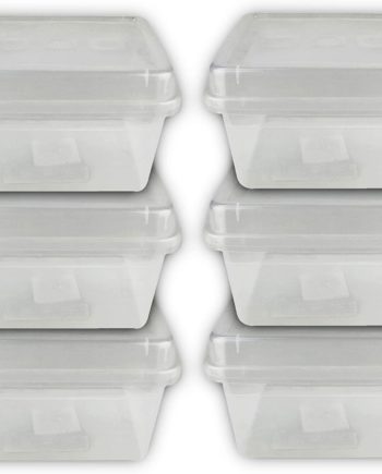 Momentum Brands Clear Storage Bins Box Set, Stackable Plastic Box for Storage and Organization
