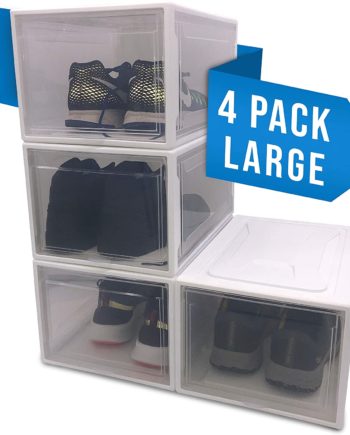Felicity Simplicity Stackable Shoe Storage Boxes for Men and Women