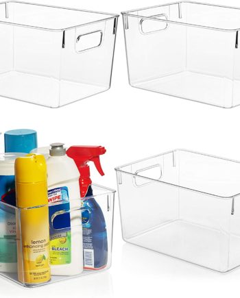 ClearSpace Plastic Storage Bins – Perfect Kitchen Organization or Pantry Storage