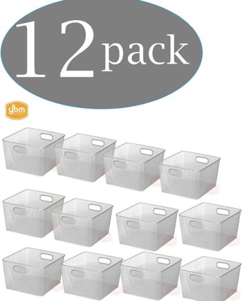 YBM HOME Household Wire Mesh Metal Steel Storage Basket Organizer